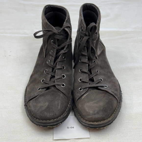 John Varvatos USA Grey Suede Portland Monkey Boots Men's 12 - Picture 5 of 8